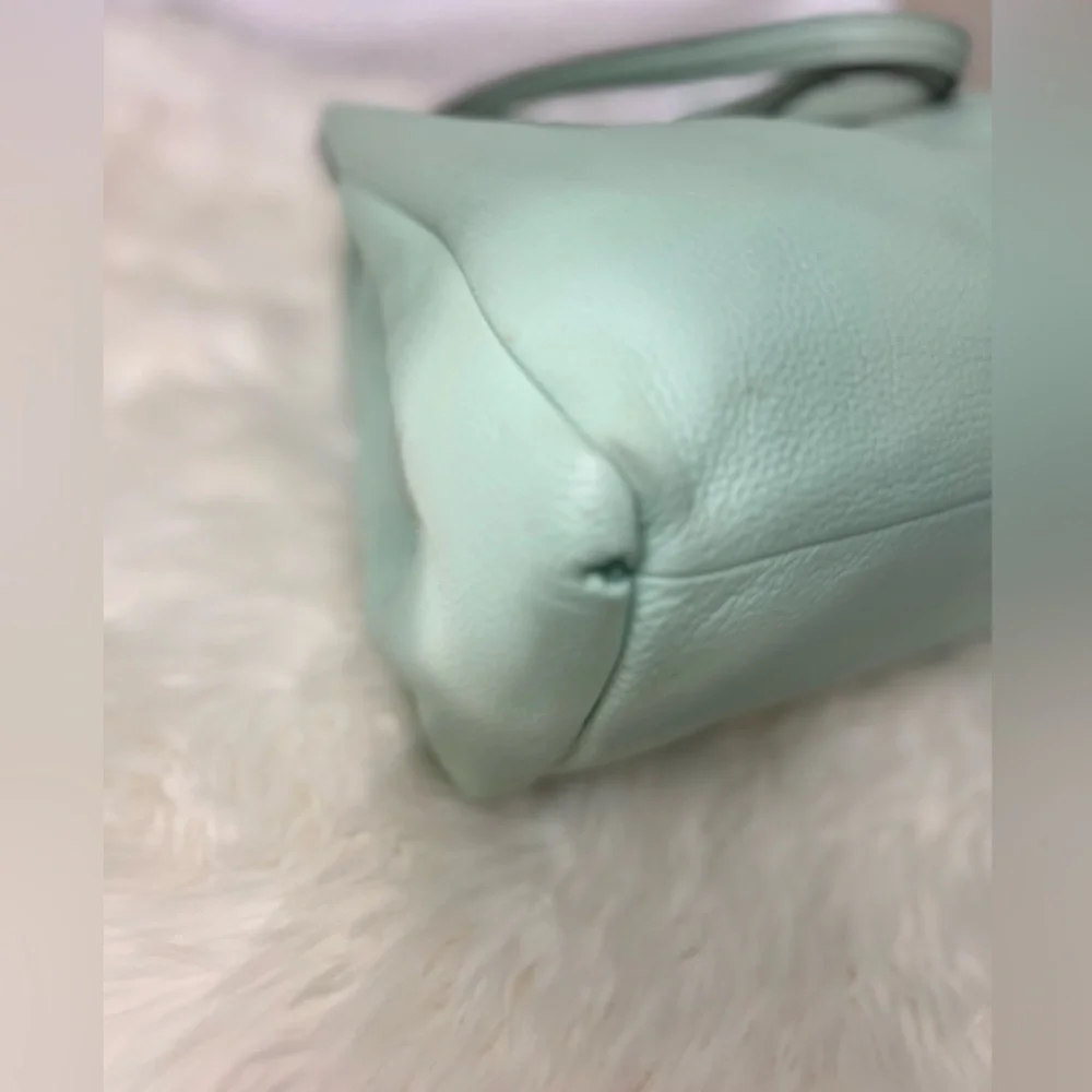 Coach Mint Green #F35723 Leather Shoulder Bag - Picture 13 of 14